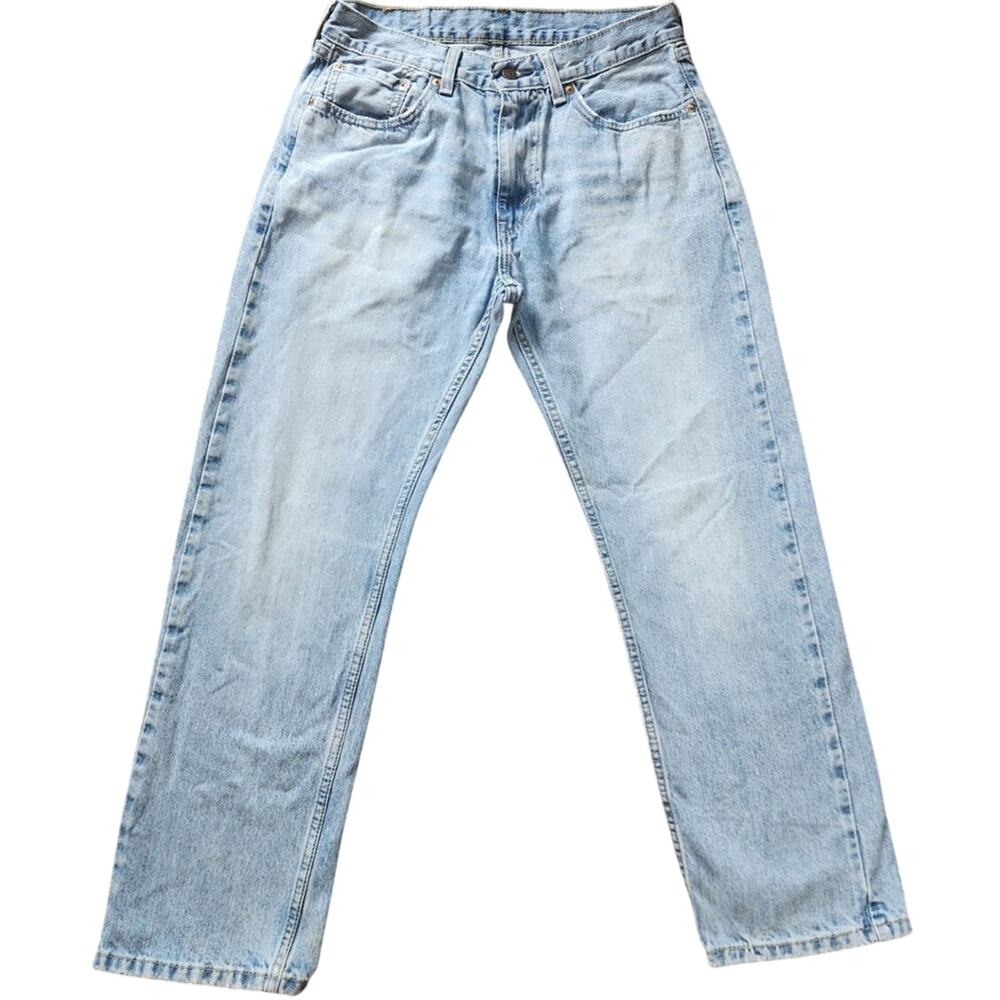 LEVI'S 505 regular straight leg denim red tab jeans size 32X30 Y2K